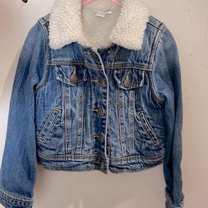 Girl Sherpa Denim Jacket